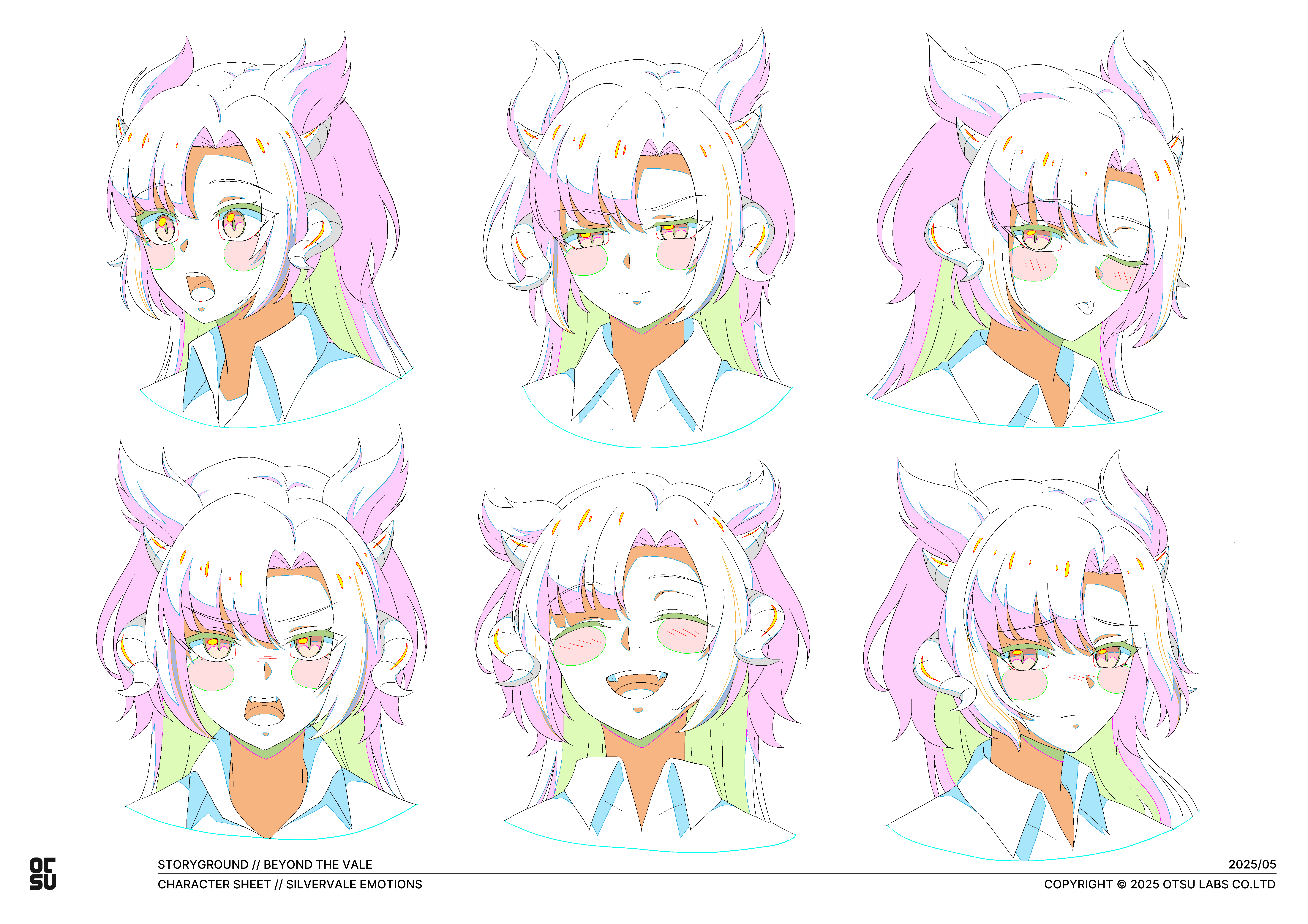 Character Design for Beyond The Vale trailer by Otsu Animation