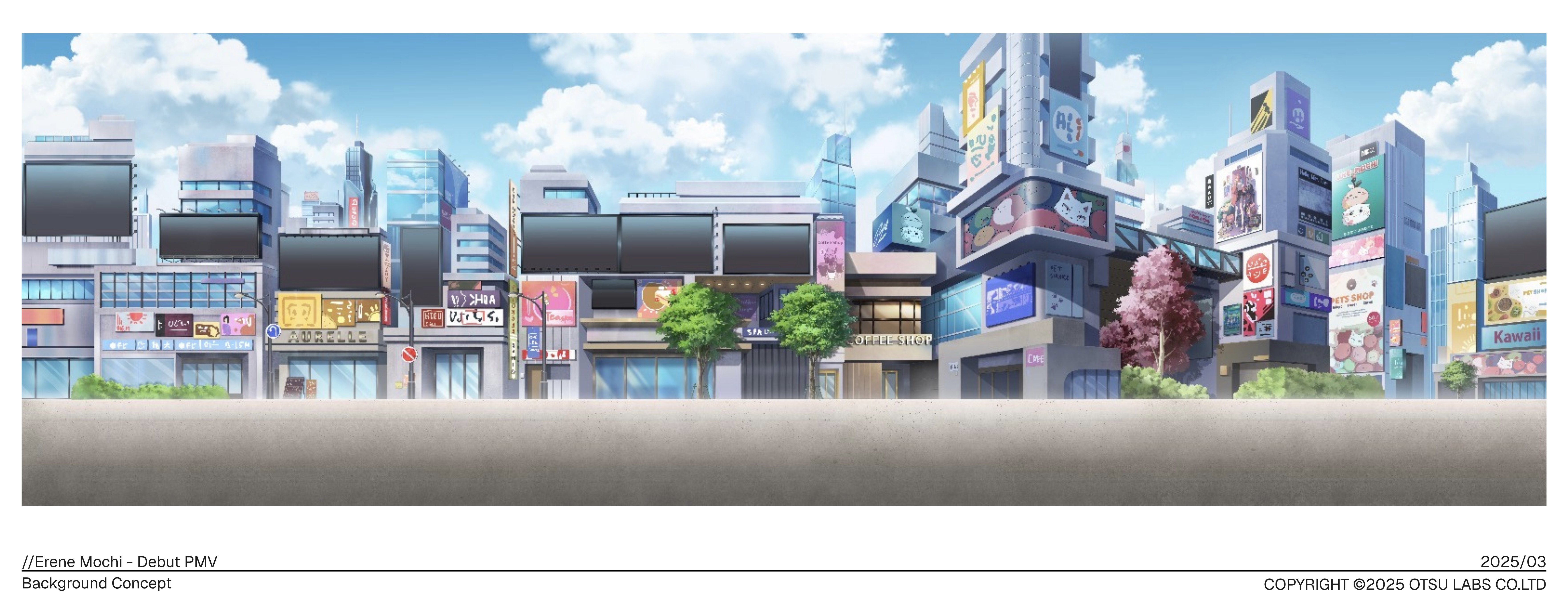 2D background in animation