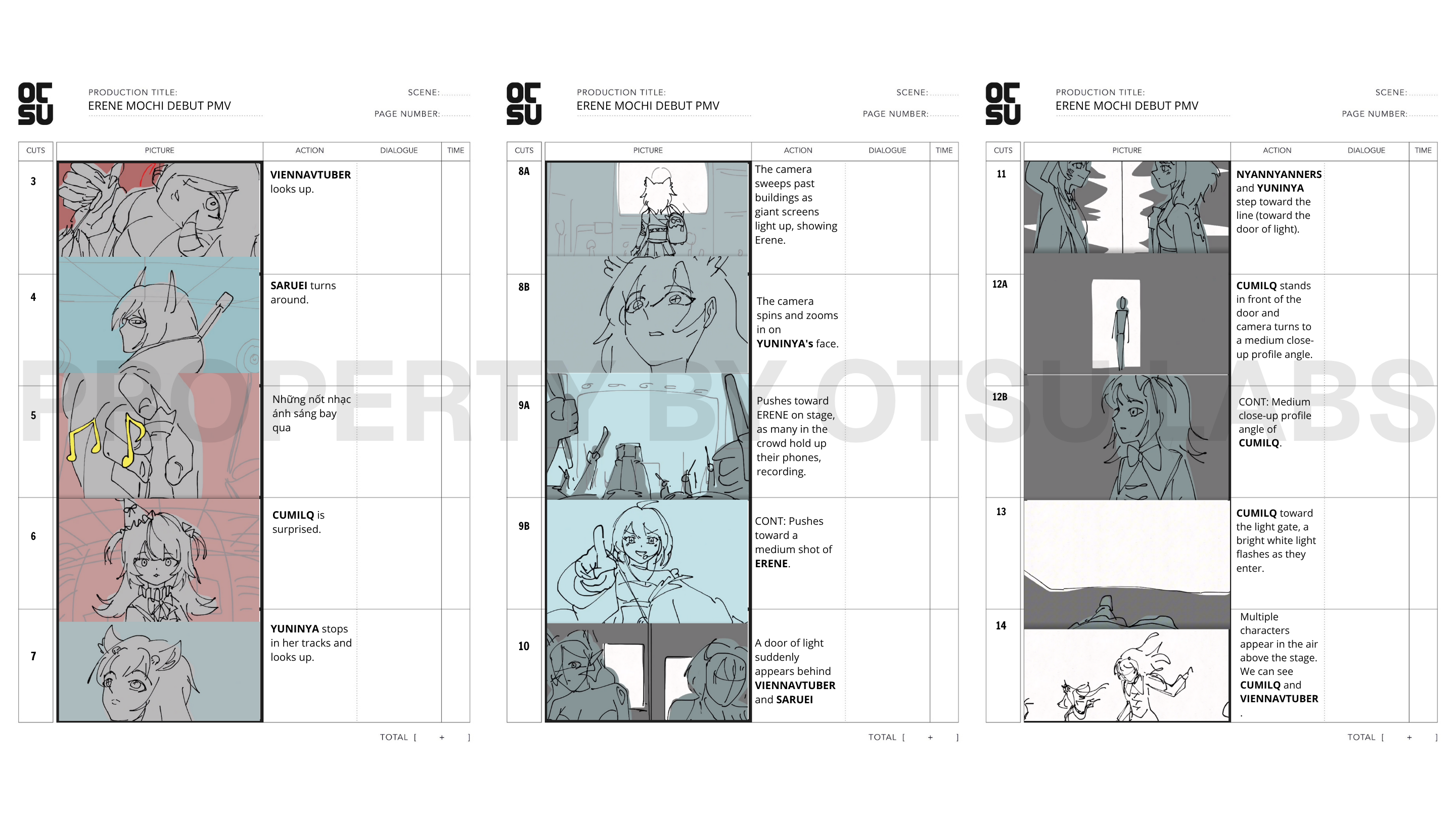 Animation Storyboard at Otsu