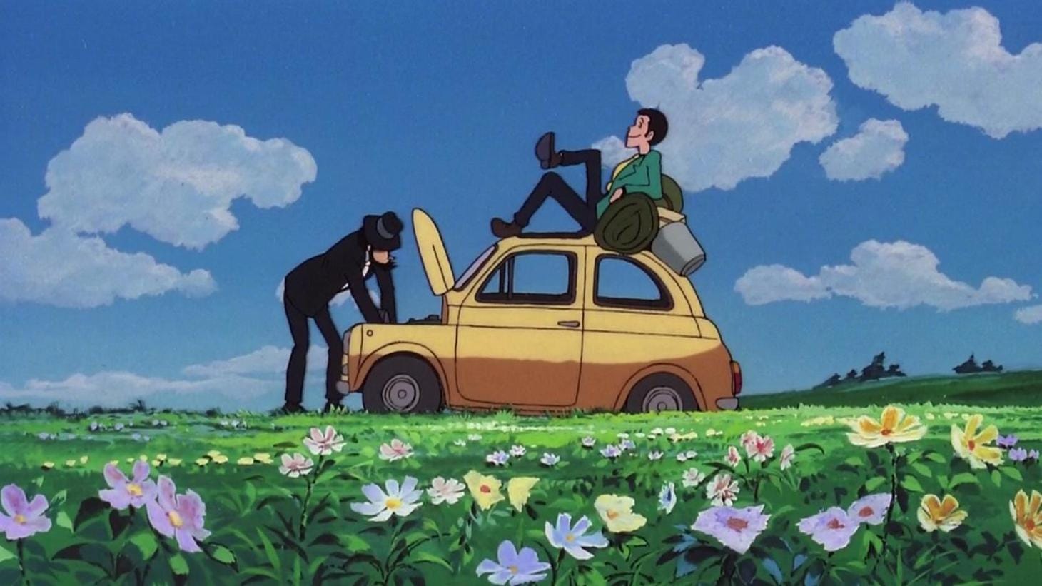 Hayao Miyazaki's first feature film as director was The Castle of Cagliostro in 1979