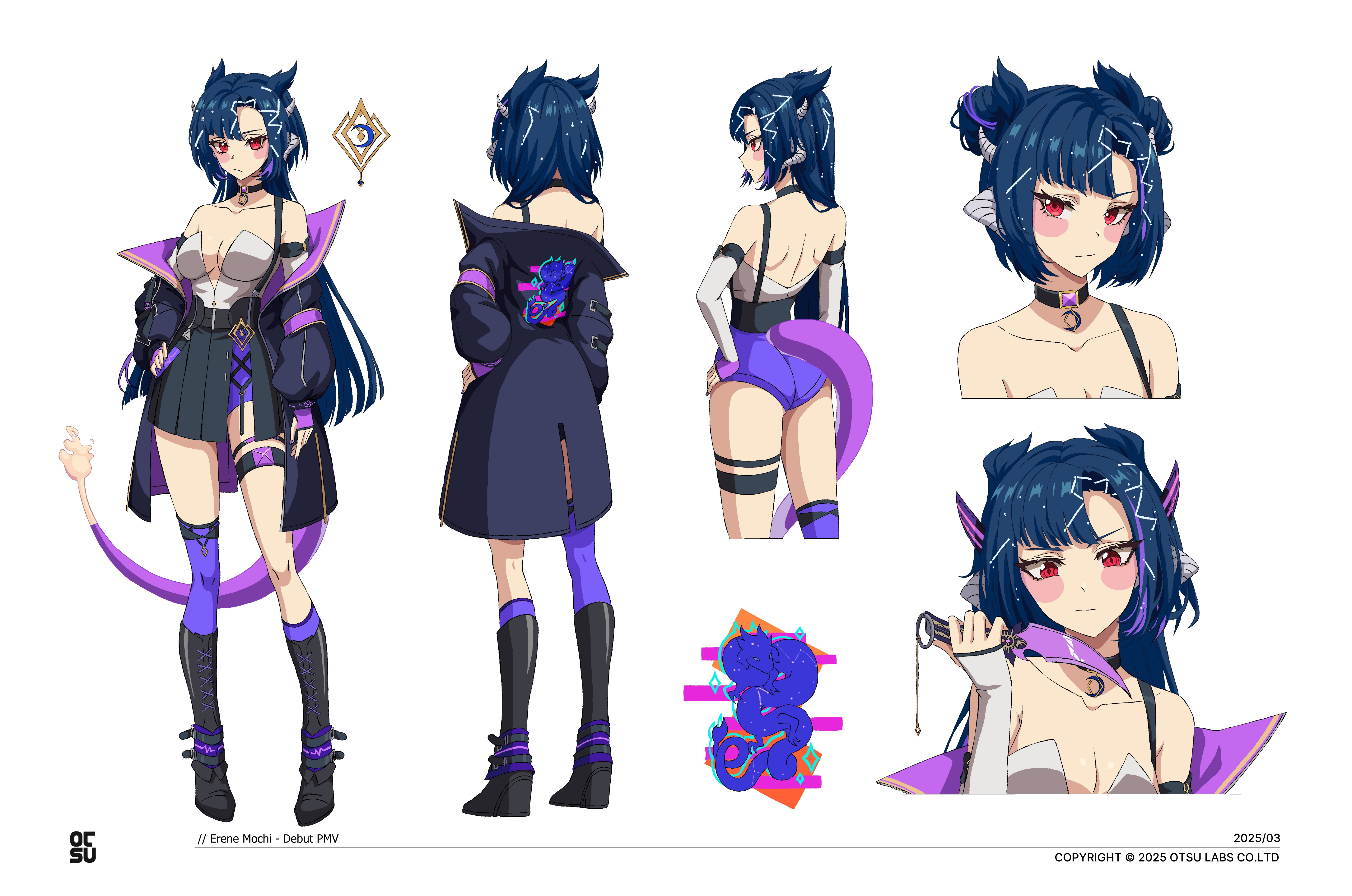 Character design of Vienna from Erene Mochi Debut PMV